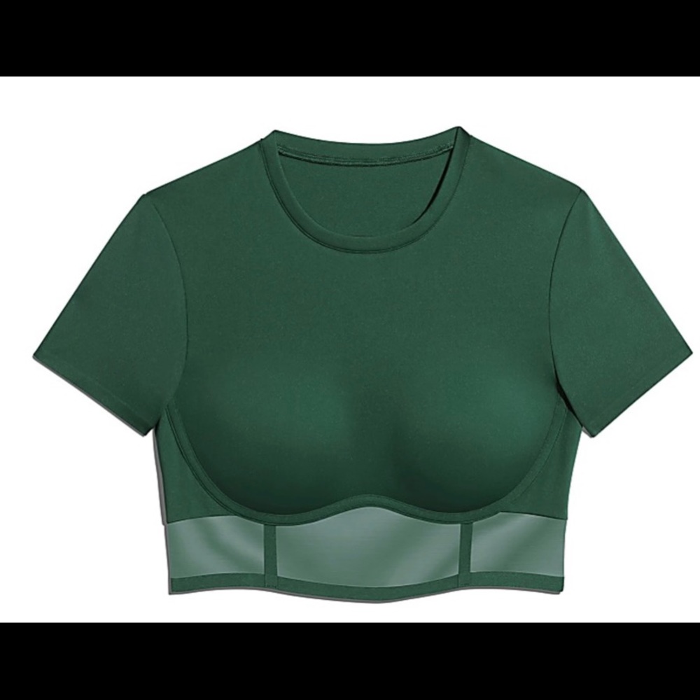 Adidas x Ivy Park Drip 2 Cropped Corset Top -Green